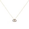 Tiffany & Co Open Heart necklace in yellow gold,  pink gold and white gold - 00pp thumbnail