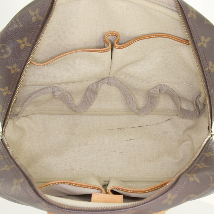 Sac à main Louis Vuitton Deauville en toile monogram enduite et cuir naturel - Detail D2