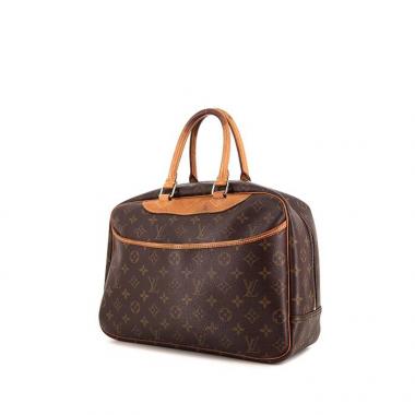 Sac à main Louis Vuitton Deauville en toile monogram enduite et cuir naturel