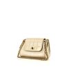 Chanel Petit Shopping shoulder bag in gold quilted leather - 00pp thumbnail