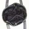 Chanel Petit Shopping handbag in black patent quilted leather - Detail D2 thumbnail