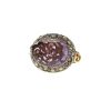 Pomellato Arabesques ring in yellow gold,  amethyst and diamonds - 00pp thumbnail