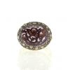 Pomellato Arabesques ring in yellow gold,  amethyst and diamonds - 360 thumbnail