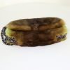 Bolso de mano en orylag verde y marrón chocolate - Detail D4 thumbnail