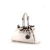 Bolso para llevar al hombro Dior Le 30 en cuero blanco y piel de potro bicolor - 00pp thumbnail