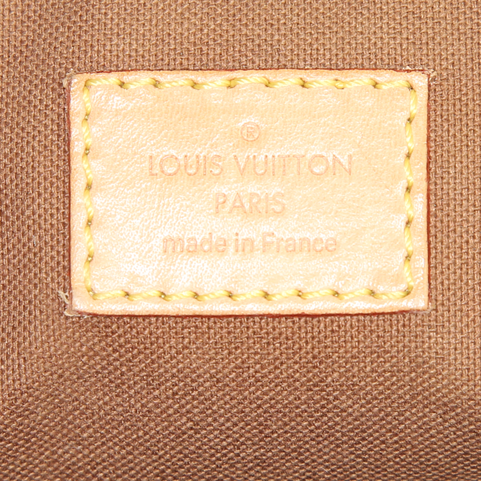 Louis Vuitton Tivoli handbag in monogram canvas and natural leather - Detail D3