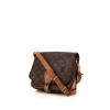 Louis Vuitton Cartouchiére messenger bag in brown monogram canvas and natural leather - 00pp thumbnail