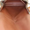 Borsa bisaccia Louis Vuitton Cartouchiére in tela monogram marrone e pelle naturale - Detail D2 thumbnail