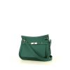 Hermes Jypsiere small model messenger bag in malachite green Swift leather - 00pp thumbnail