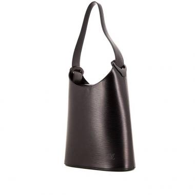 Bolso para llevar al hombro o en la mano Louis Vuitton Verseau en cuero Epi negro
