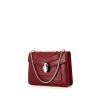 Bulgari Serpenti bag worn on the shoulder or carried in the hand in red leather - 00pp thumbnail
