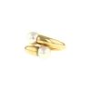 Cartier ring in yellow gold and pearls - 00pp thumbnail