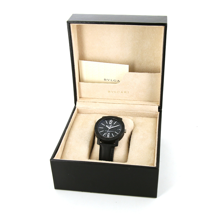 Reloj Bulgari Bulgari Carbon Gold de  carbono Ref :  BB40CL Circa  2010 - Detail D2