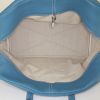 Sac de voyage Hermes Victoria II en cuir taurillon clémence bleu-jean - Detail D2 thumbnail
