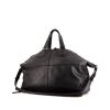 Bolsa de viaje Givenchy Nightingale en cuero granulado negro - 00pp thumbnail