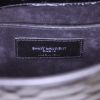 Bolso bandolera Saint Laurent en piel de pitón negra y cuero negro - Detail D3 thumbnail