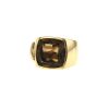Chaumet Lien signet ring in yellow gold and smoked quartz - 00pp thumbnail