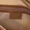 Bolso de mano Dior Granville en lona cannage beige y cuero marrón - Detail D4 thumbnail