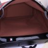 Bolsa de viaje Louis Vuitton Steamer Bag - Travel Bag en lona Monogram marrón, azul y roja y cuero negro - Detail D2 thumbnail