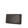 Billetera Chanel en cuero granulado negro - 00pp thumbnail