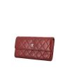 Billetera Chanel en cuero acolchado rojo - 00pp thumbnail