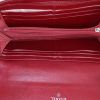 Billetera Chanel en cuero acolchado rojo - Detail D2 thumbnail