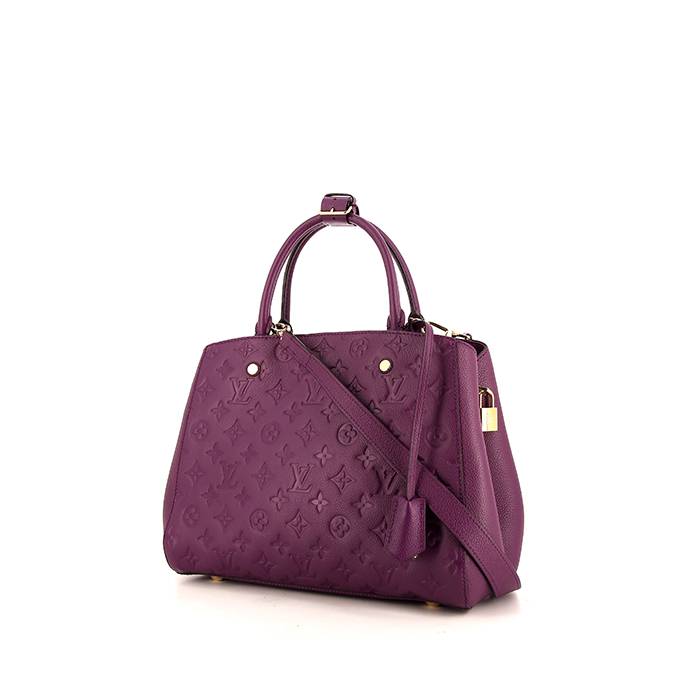 Borsa a tracolla Louis Vuitton Vintage in pelle rosa e viola