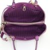 Louis Vuitton Montaigne medium model handbag in purple empreinte monogram leather - Detail D3 thumbnail