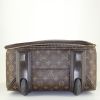 Maleta Louis Vuitton Pegase en lona Monogram marrón y cuero natural - Detail D4 thumbnail