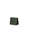 Billetera Louis Vuitton en cuero taiga verde oscuro - 00pp thumbnail
