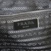 Prada backpack in black canvas and black leather - Detail D3 thumbnail