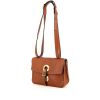 Valentino Garavani shoulder bag in havana brown grained leather - 00pp thumbnail