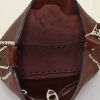 Valentino Garavani Rockstud shoulder bag in brown grained leather - Detail D2 thumbnail