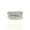 Fred Success medium model ring in white gold and diamonds - 360 thumbnail
