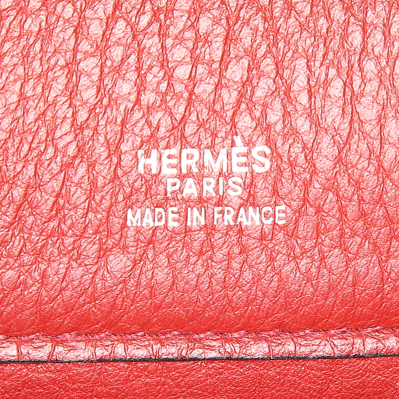 Hermès Sherpa backpack in burgundy togo leather - Detail D3