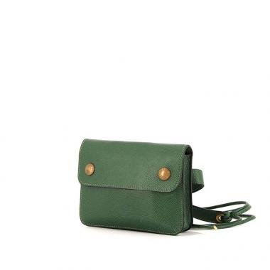 Bolsito-cinturón Hermès en cuero epsom verde