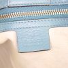 Gucci Bamboo handbag in blue grained leather - Detail D4 thumbnail