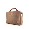 Gucci Gucci Vintage suitcase in beige monogram canvas and natural leather - 00pp thumbnail