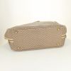 Gucci Gucci Vintage suitcase in beige monogram canvas and natural leather - Detail D4 thumbnail