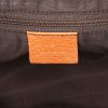 Gucci handbag in beige monogram canvas and orange leather - Detail D3 thumbnail