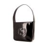 Gucci Vintage handbag in black patent leather - 00pp thumbnail