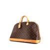 Louis Vuitton Alma travel bag in monogram canvas and natural leather - 00pp thumbnail