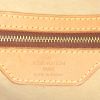 Borsa portadocumenti Louis Vuitton Voyage in tela monogram marrone e pelle naturale - Detail D3 thumbnail