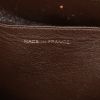 Sac à main Chanel Medaillon - Bag en daim matelassé marron - Detail D4 thumbnail
