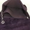 Chanel shoulder bag in purple quilted suede - Detail D2 thumbnail