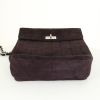 Chanel shoulder bag in purple quilted suede - Detail D4 thumbnail