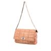 Chanel 2.55 handbag in rosy beige satiny canvas - 00pp thumbnail