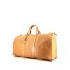 Borsa da viaggio Louis Vuitton Keepall 50 cm in pelle Epi beige - 00pp thumbnail