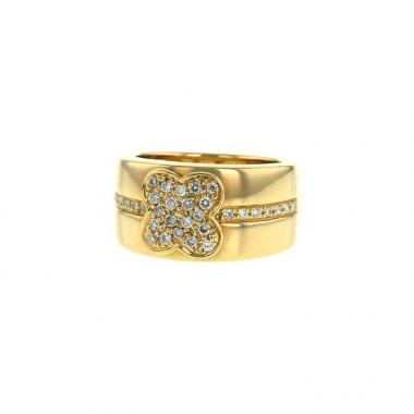 Mauboussin Subtile Nuance ring in yellow gold and diamonds