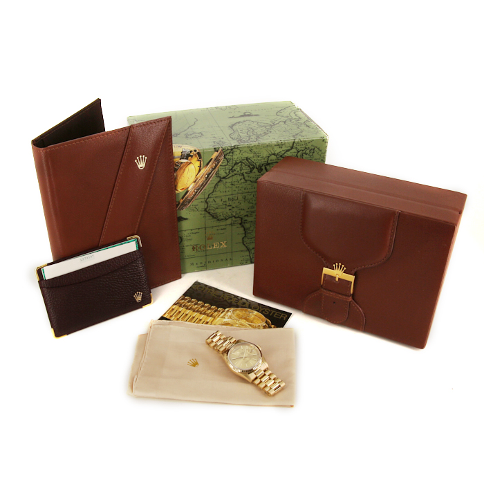 Reloj Rolex Day-Date de oro amarillo 18k Circa  1991 - Detail D3